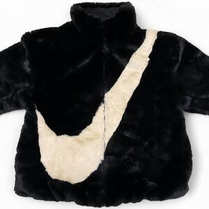 Womens Faux fur Nike jacket